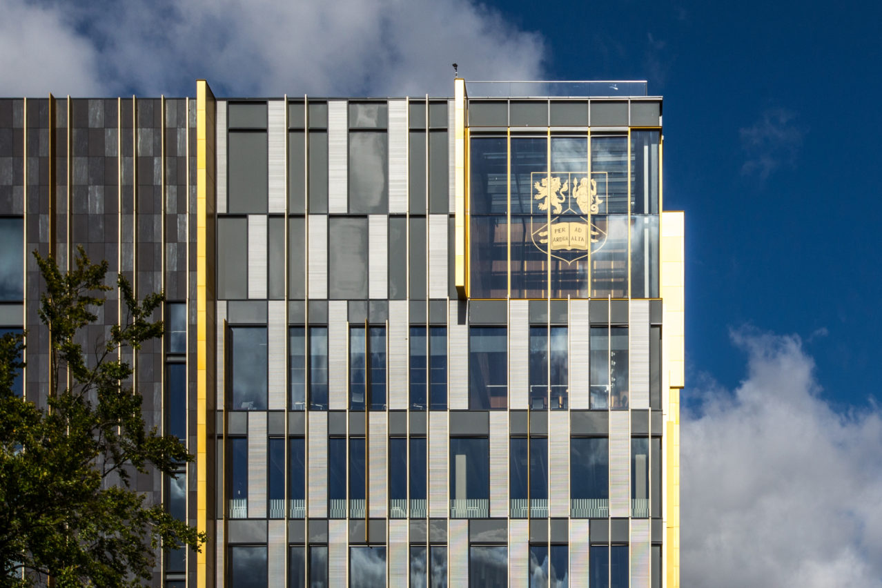High level coat of arms signage