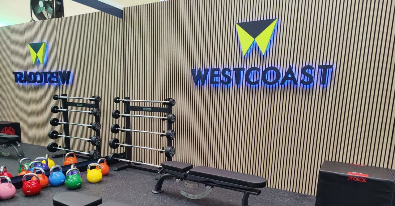 Westcoast gym sign