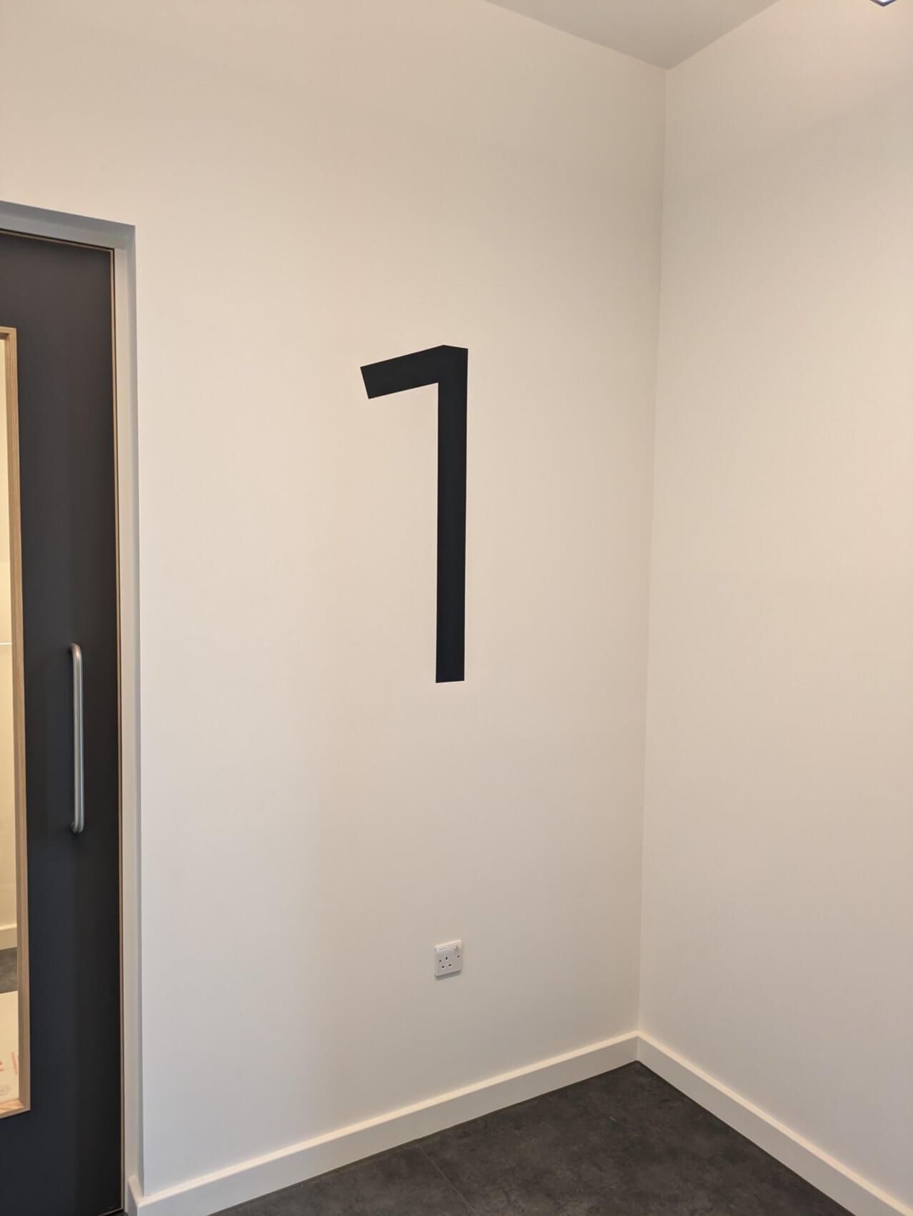 Indoor level 1 sign